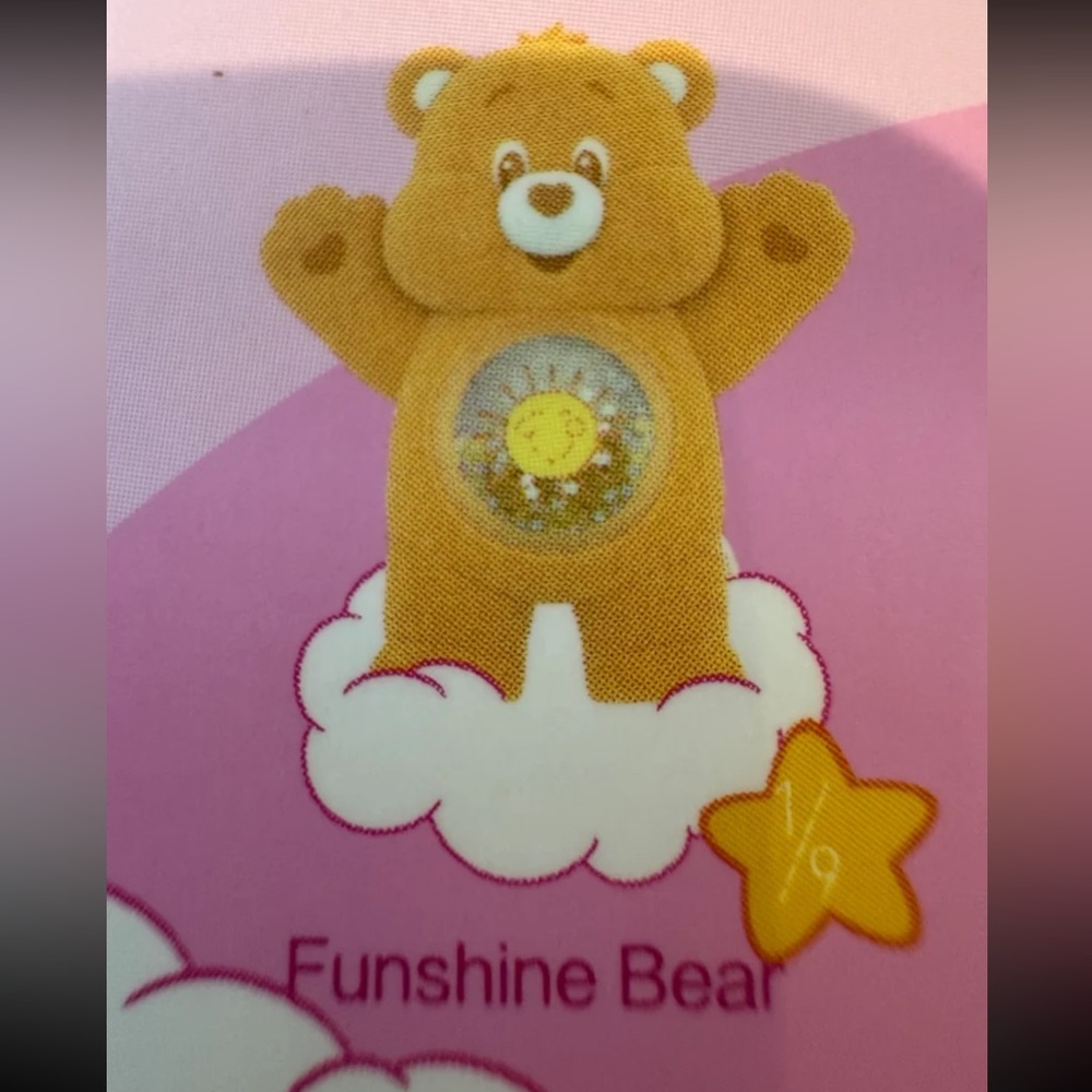 NIB Funshine Bear from PopMart-Care Bears Colorful Hugs Figurine